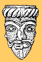 Reliefpfeife mit Kopf als männliches Gesicht 